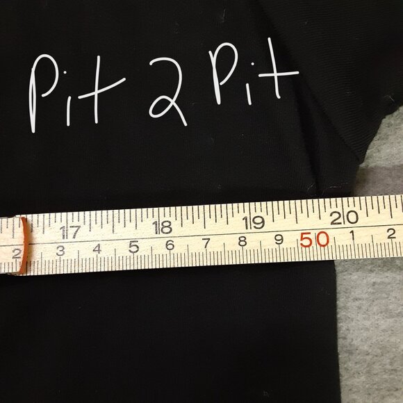 Azules Woman's Black Midi Dress Size XL, Pullover, Long sleeve, Made in USA - Picture 6 of 7